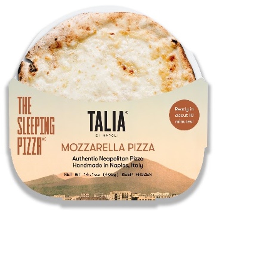 Handmade Mozzarella Pizza Fully Baked Frozen 100% Natural No preservatives No additives No GMOs