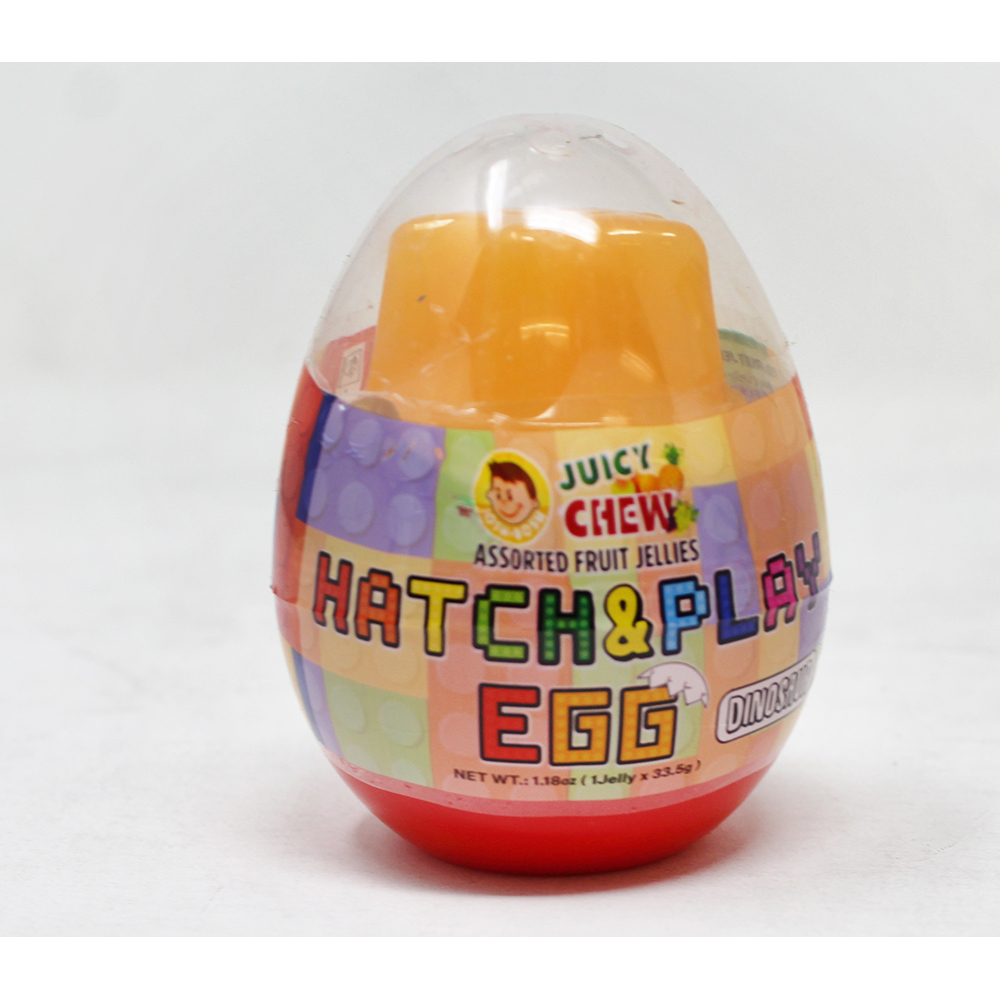 1.18 Ounce 48 Eggs Josh Bosh Hatch & Play Eggs contains Water, Sugar, Fructose and Coconut.