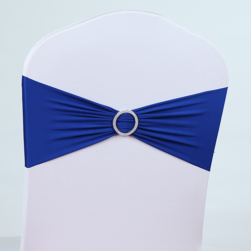 Wholesales Strech Chair Band Circle Rings Spandex Decoration Band For Wedding Event Party