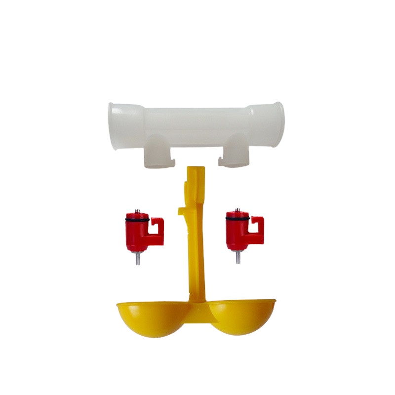 Poultry Farm Automatic Lubing Chicken Nipple Drinker with Hanging Cups Broiler Chick Breeder Water Feeder Dripping Cup on sale