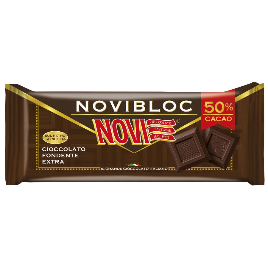 Сделано в Италии, 500 г, дополнительный темный шоколад Novi Novibloc