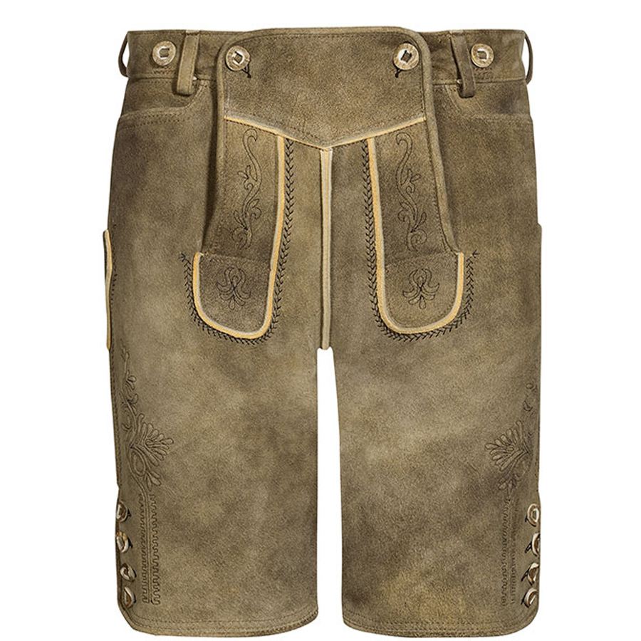 Summer Men Bavarian Shorts Lederhosen