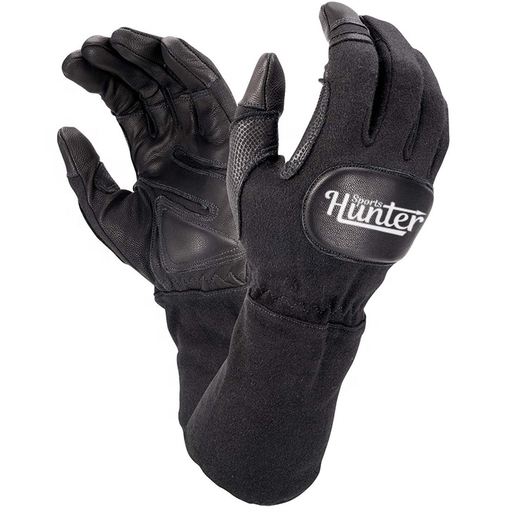 Personalized Protection Shooting Leather Gloves Breathable Men shooting Gloves