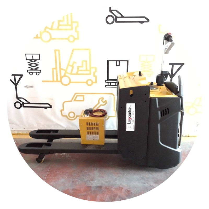 Best quality electric pallet truck with platform For Export