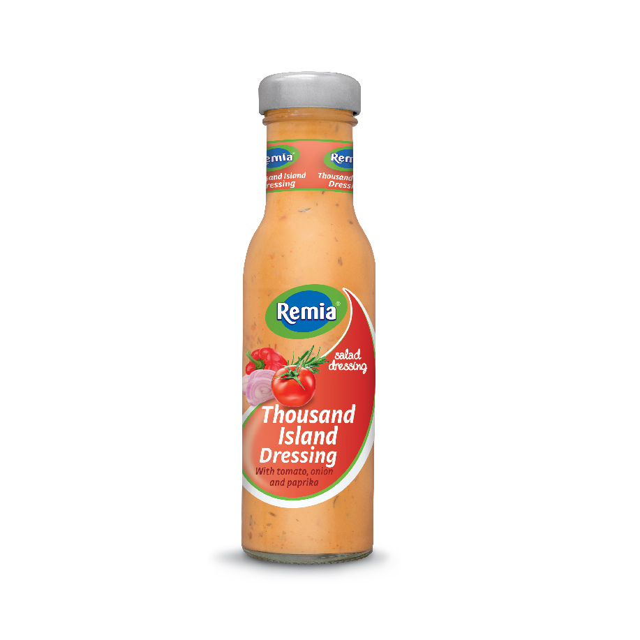 Remia Thousand Island Dressing with Onion and Paprika (250 ml X 6 Units) Product of Netherlands