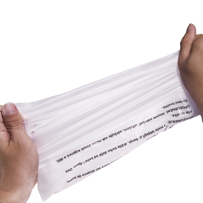 Wholesale Custom logo Transparent Pla selfb adhesive Compostable Clothing Bag Biodegradable Garment Packaging Plastic Bag