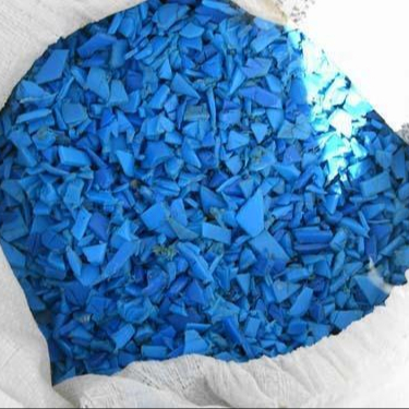 HDPE барабанная переточка/HDPE Синие барабанные хлопья