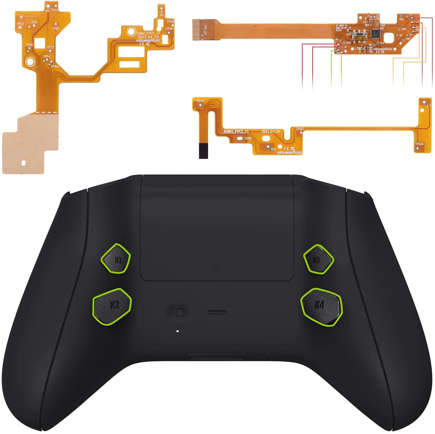 Консольный контроллер extreme erate ps5, беспроводной комплект remap, кабель FPC, соединительный кабель