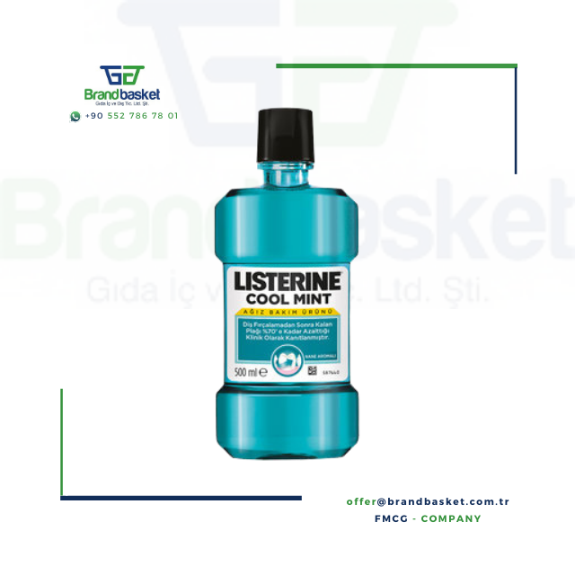 For Listerine 500ml Bright & Clean Mouthwash