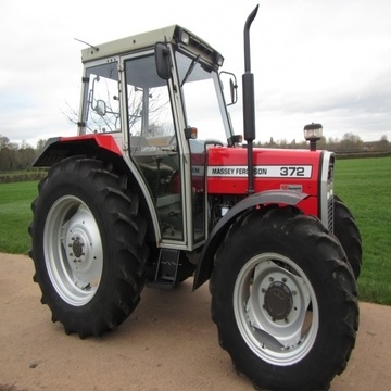Massey Ferguson 372 Agricultural Tractors with Implement and Equipment and Hydro-static Power Steering