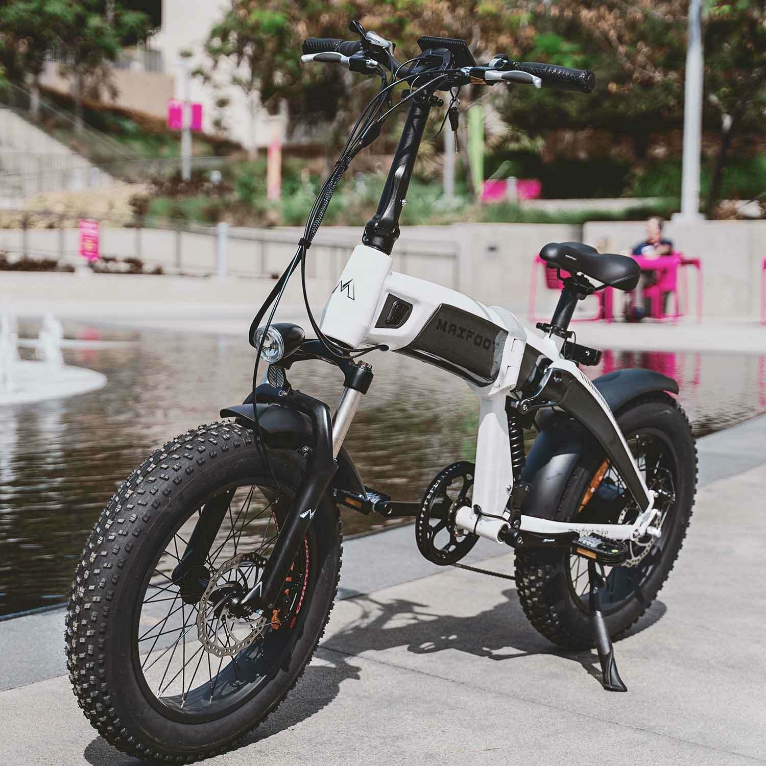 New MaxFoot MF-19 Electric Bicycle 1000W Bafang Foldable EBike