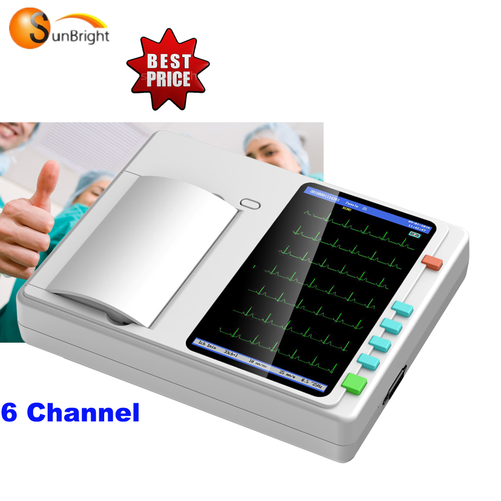 Медицинский электрокардиограф сердечный ЭКГ 12 свинец ЭКГ для holter monitor