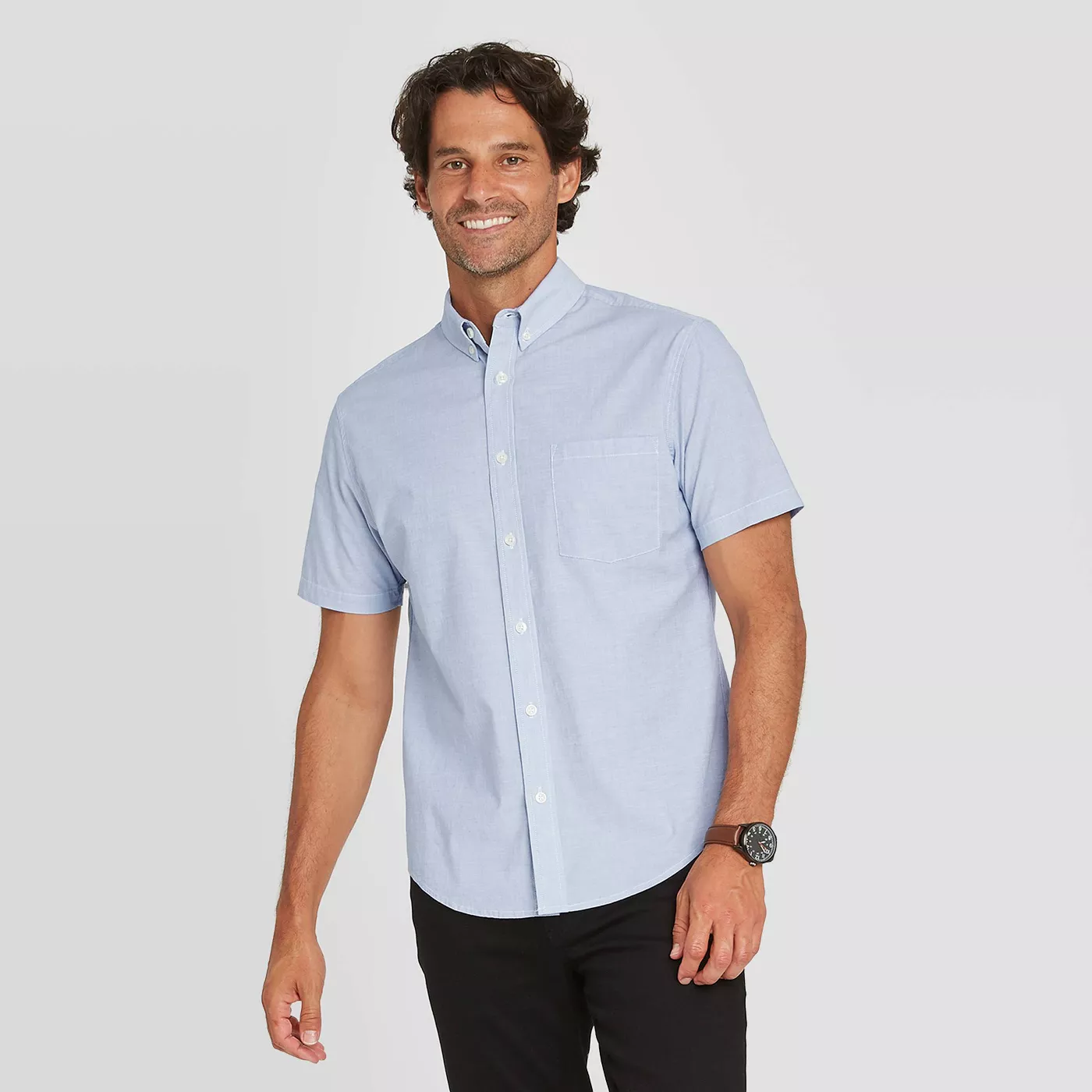 Hot Sale Short Sleeve Thin Comfortable Shirts for Men 100% Cotton Oversized Shirts