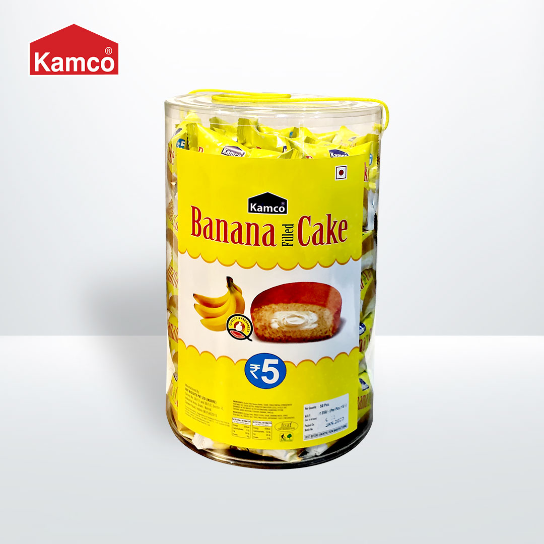 Delicious Banana Filled Cake | Kamco Banana Flavor Filled Cake
