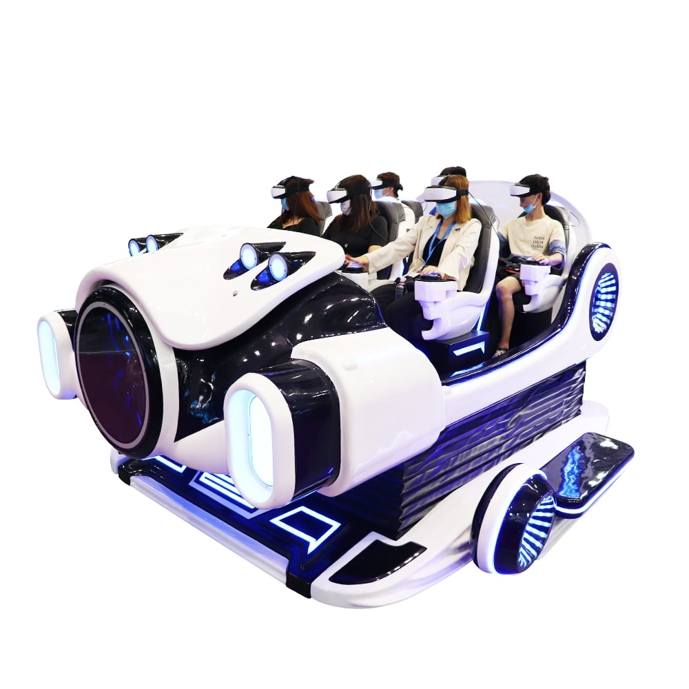 Варт имитатора движения 6 сидений vr-игровой автомат 5d 7d 9d 12d кино очки виртуальной реальности vr машина