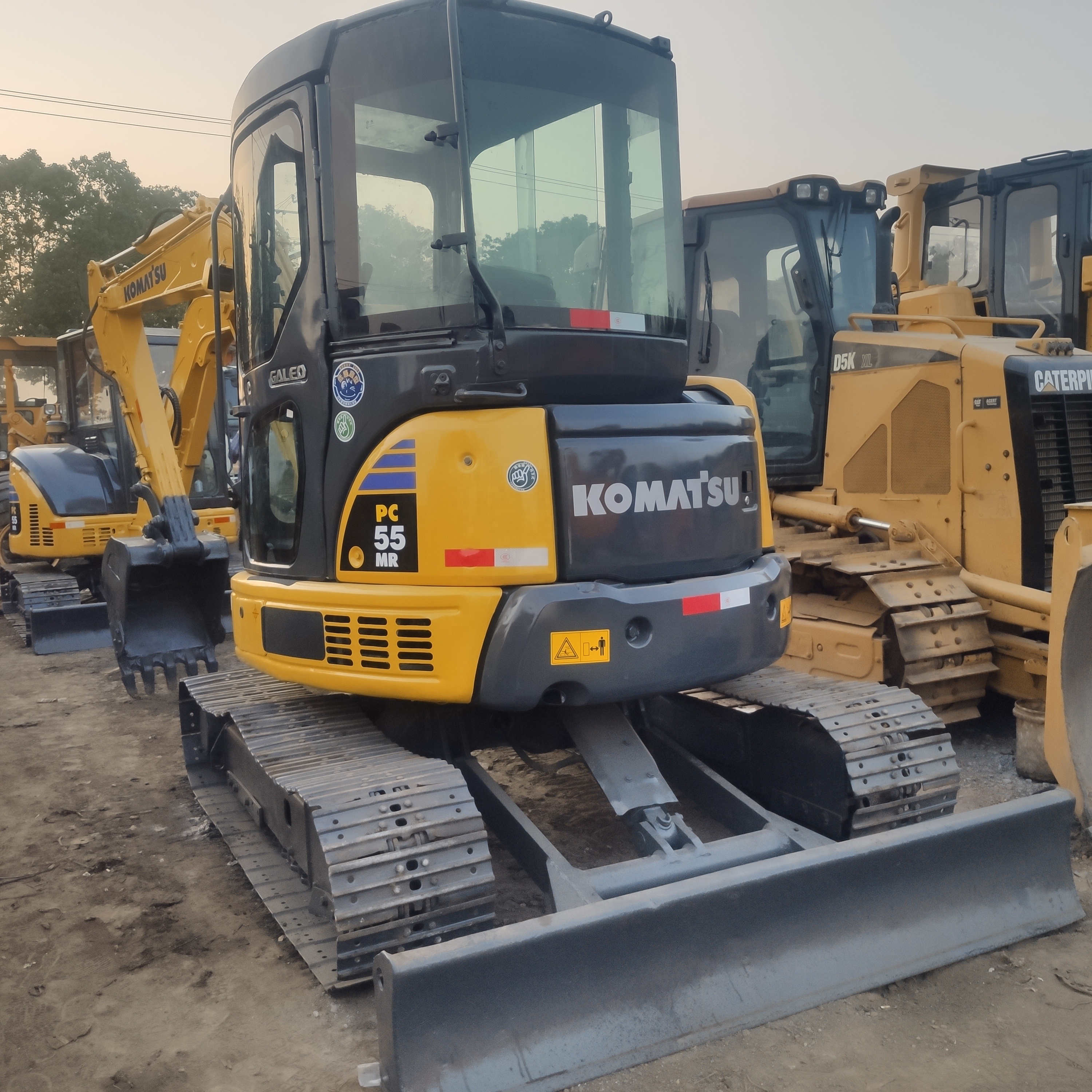Б/у гусеничный экскаватор тонны Komatsu PC55 с более низким рабочим сроком