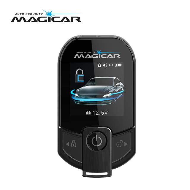 Автомобильная сигнализация Magicar M901, двухсторонний пульт дистанционного запуска с ЖК-дисплеем