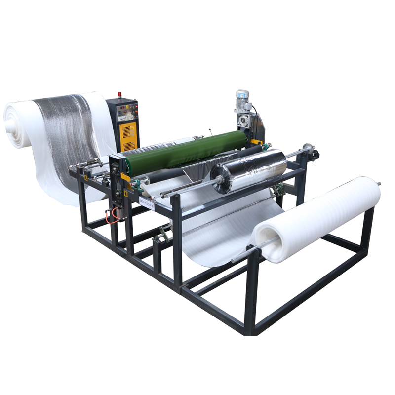 2021 hot selling foaming plastic extruder PE foam sheet coated aluminium foil epe thickening and laminating machine