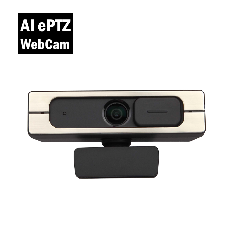 Smart USB Video Conference Laptop WebCam is Powered by AI with Auto Tracking, Auto Framing, Auto Zoom and PTZ Camera