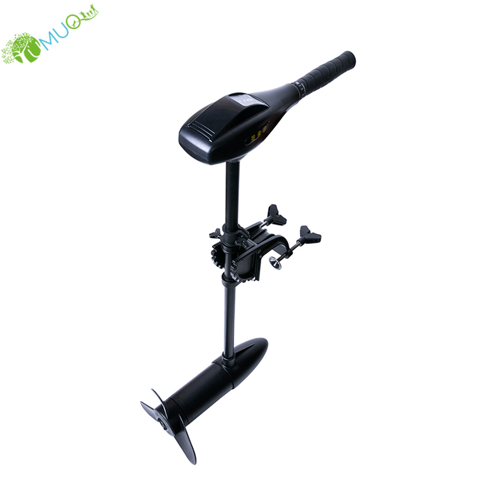 YumuQ пресноводные 58LBS упорные электрические моторы троллинга, 12V подвесные моторы лодки для 4M-5M надувные каяки