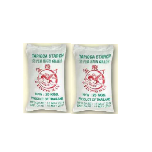 Super High Grade 25Kg Flying Man Tapioca Starch Flour Brand made in Thailand