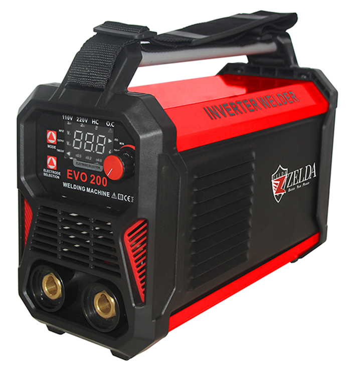 Новый ЖК-дисплей цифровой контроль 110v/220v инвертор soldadora mma-200 сварочный аппарат
