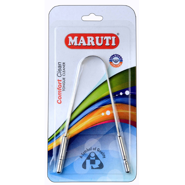 Удобный очиститель языка Maruti из нержавеющей стали с эксклюзивным дизайном