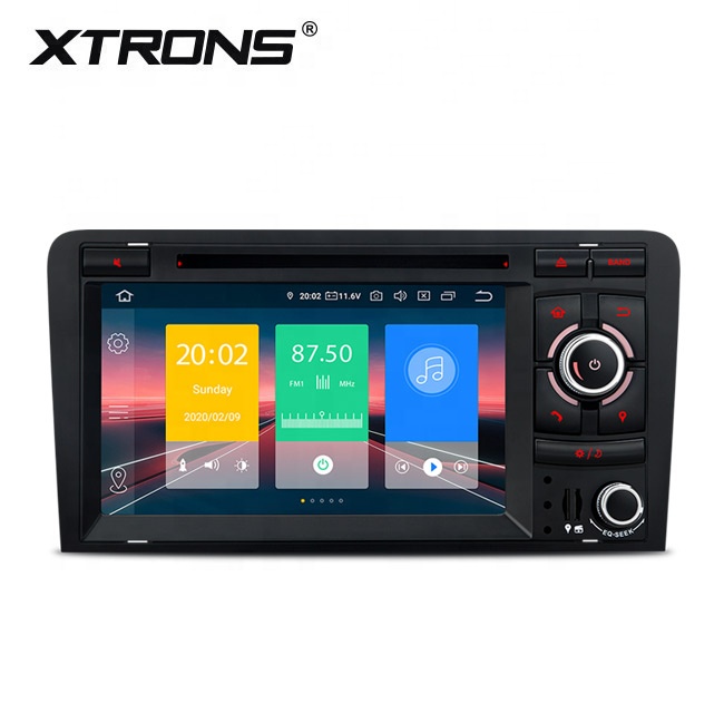 XTRONS 7 "сенсорный экран Android 10,0 автомобильный аудио-видео развлекательная система навигации с GPS для Audi A3, радио 2 din