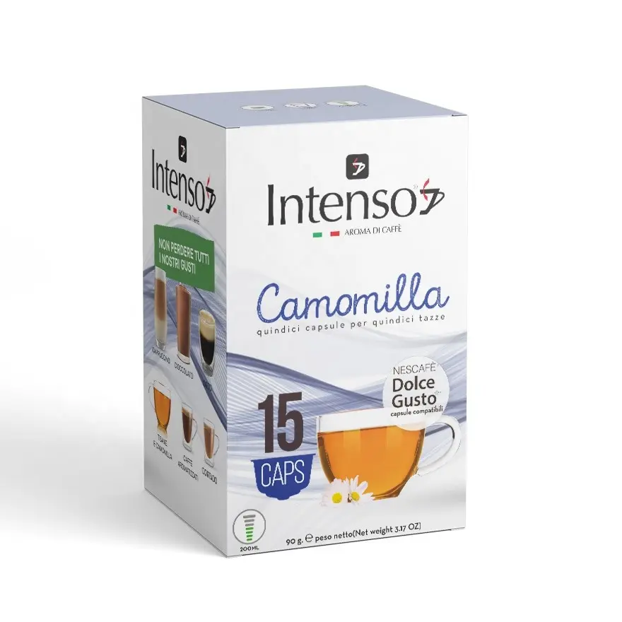 ITALIAN BEST QUALITY CHAMOMILE CAPSULES COMPATIBLE WITH DOLCE GUSTO* MACHINE