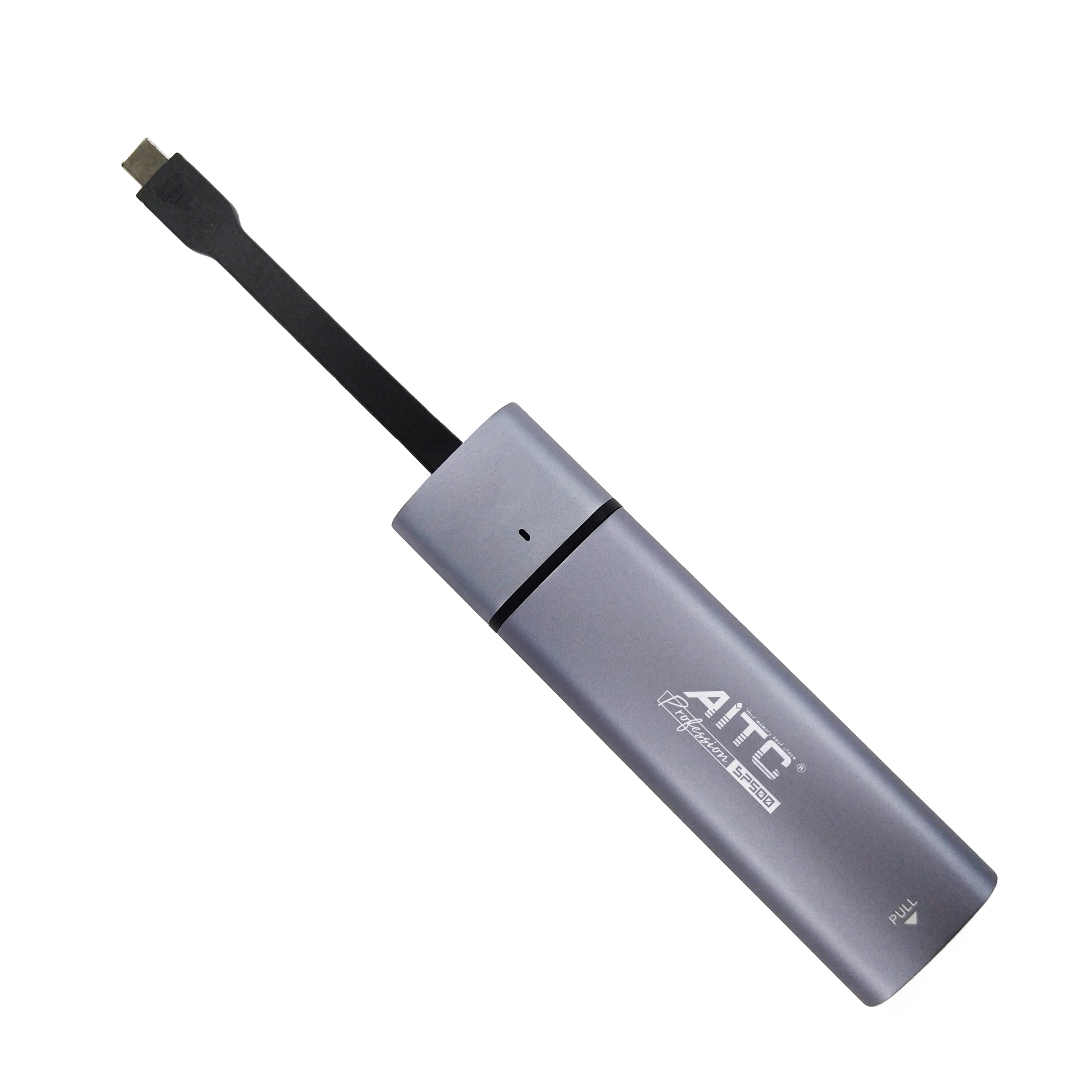 USB Type-C концентратор SSD M.2 NVMe PCIe корпус со встроенным кабелем для ПК