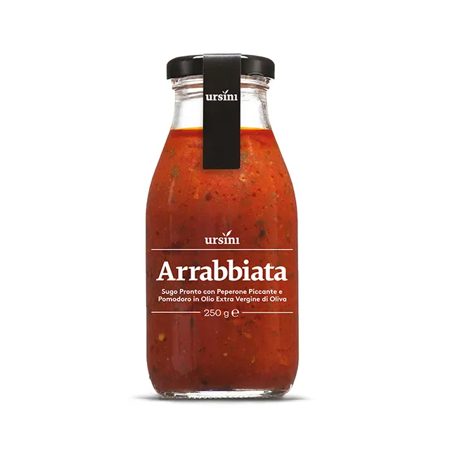 Italian Chilli Sauce Arrabbiata with Tomato and Hot pepper 250 ml bottle