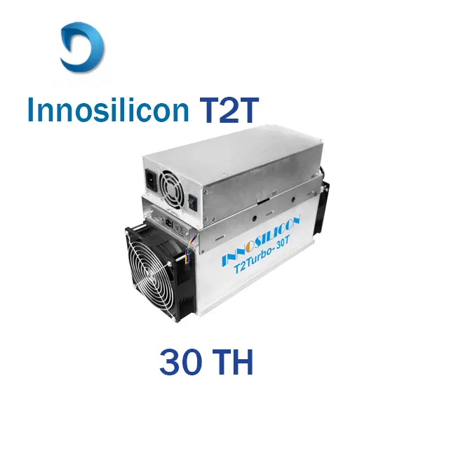 DCE технология используется вторая рука Innosilicon T2T 30Th/s Bitcoin шахтер с БП Быстрая доставка Добыча машины