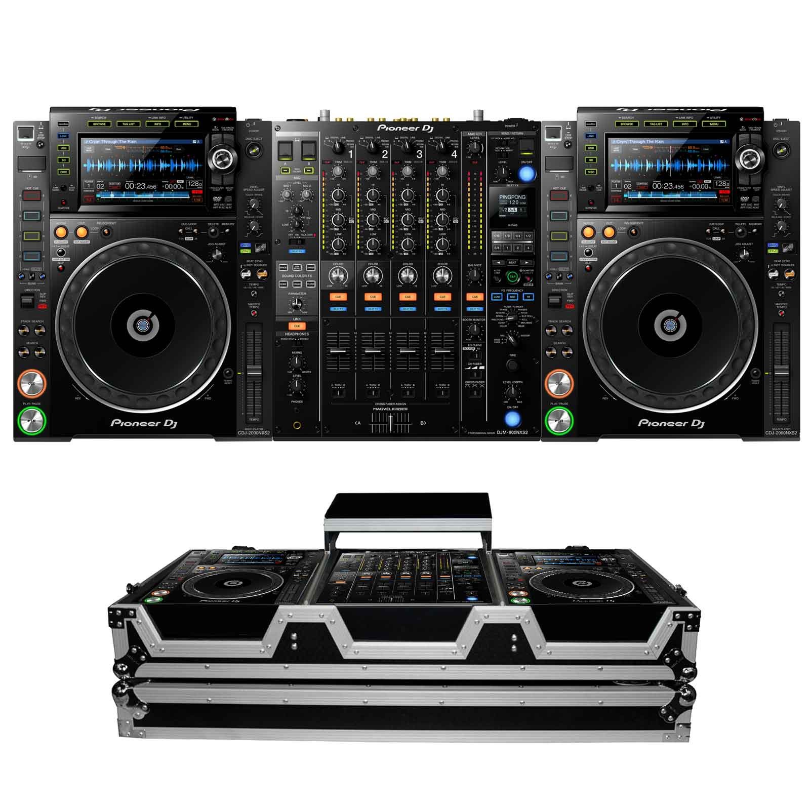 Горячая продажа для пионеров DJ набор 2x CDJ 2000 nexus2 nxs2 Nexus 2 1x DJM 2000 Nexus Mixer