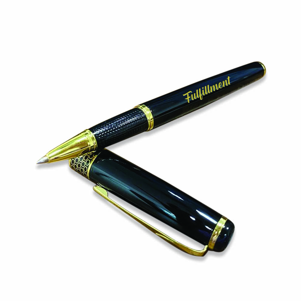 Custom Engraving Pen Logo Name Message High Quality Luxury Gift Personalized Metal Pen with Leather Box Wholesale