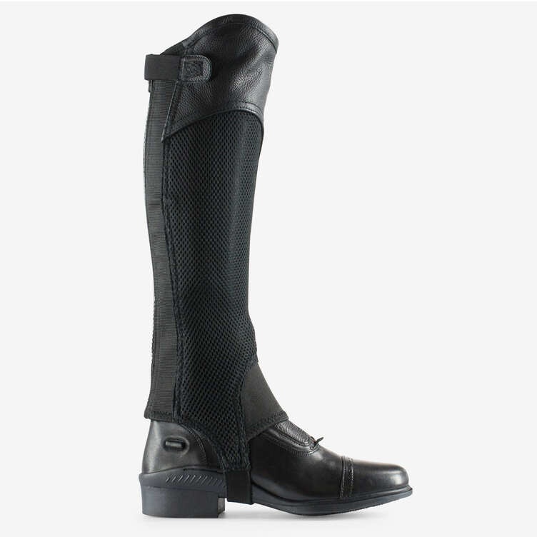 Joxar Horse Ridding Leather Chaps with Mesh Panels