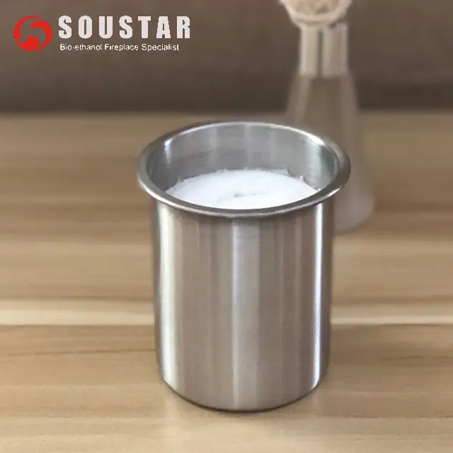 Stainless steel bioethanol Round burner cups