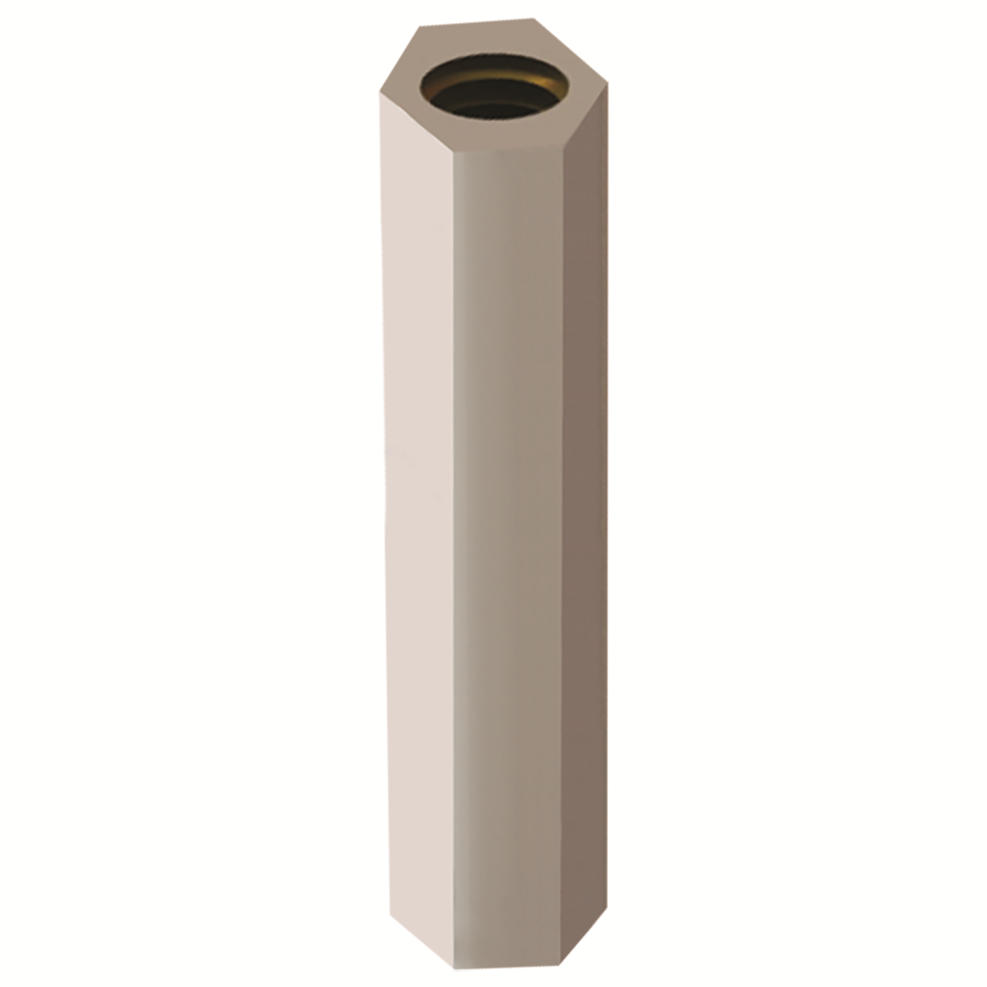 Nylon 6/6 PCB Standoffs - Hexagonal Bottom /Metric Threaded/Insulator/Nylon & Brass