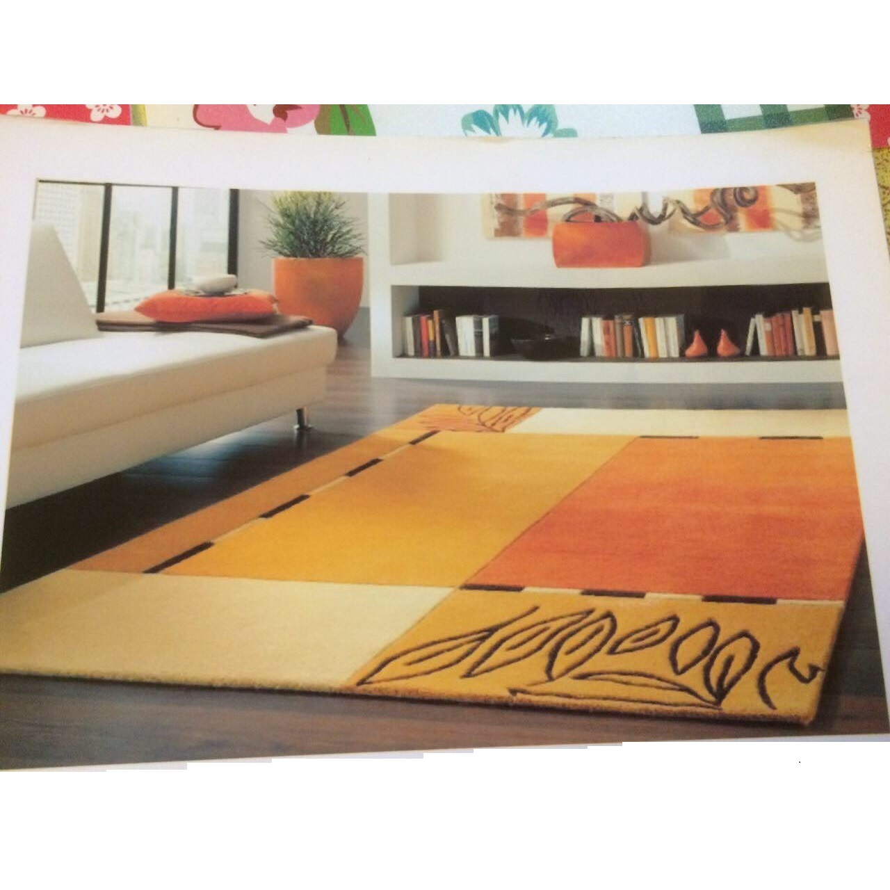 Non-Chemically Washed Rectangular Hand-Knotted Woollen 1.7x2.4m Carpet In Various Designs From Vietnam