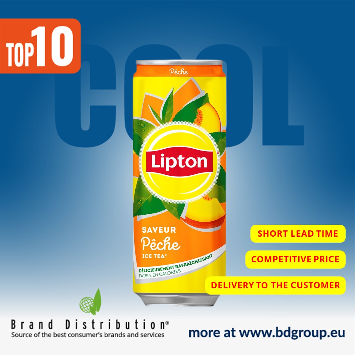 LIPTON персиковый ледяной чай 330 мл банка для похудения