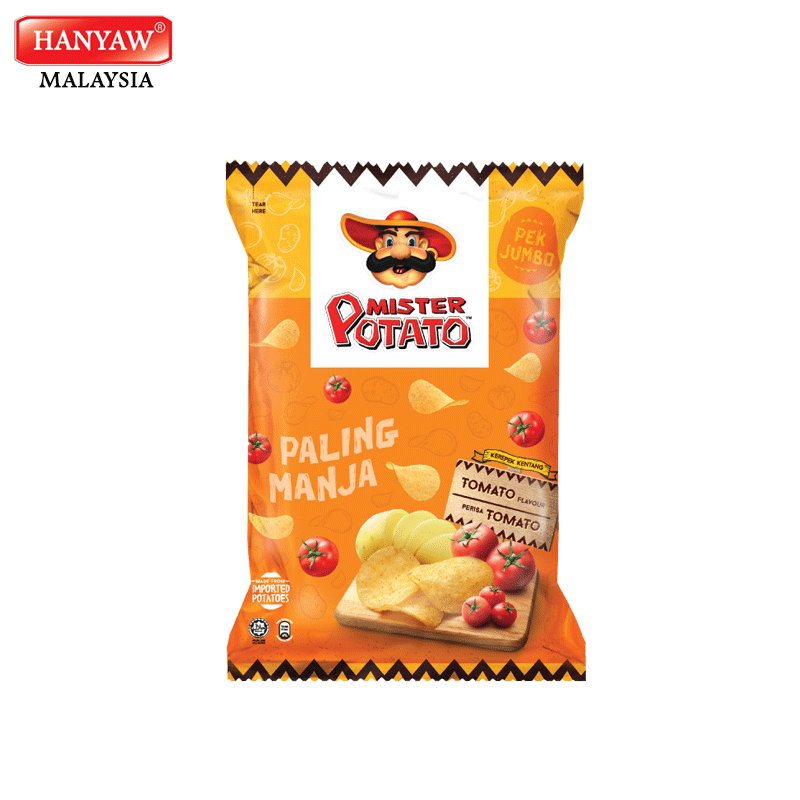 [Malaysia] Fast Shipping + Halal Certified Mister Potato Tomato Chips ( 3 Bag x 12 Pack x 75g / Ctn)