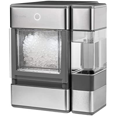 100% Original Quality Appliances OPAL01GEPKT Profile Opal Countertop Nugget Ice Maker, Stainless Steel Wrap & LED Lighting