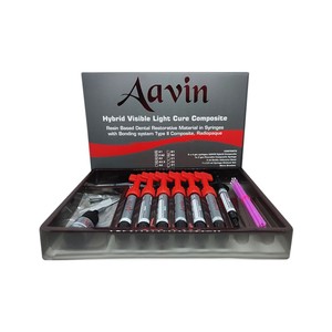 Dental Composite Kit Syringes Ce Cleaning & Filling Teeth Equipments 3 Years Manual Class I AAVOOQ AAVIN