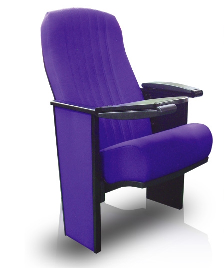 Auditorium Chair MIZAR 4 Lecture Hall Long Lasting Solid Material Strong Metal Pedestal High Comfort Moulded Foam