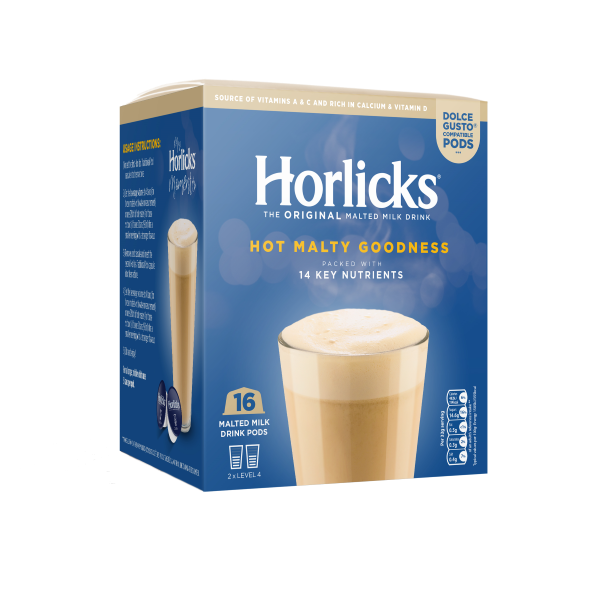 Horlicks традиционный солодовый молочный напиток, совместимые стручки