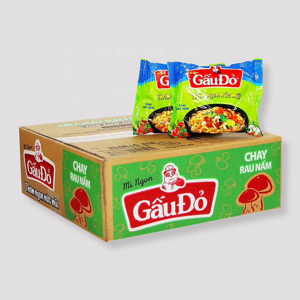 Gau Do овощная и Грибная лапша быстрого приготовления 63 гр