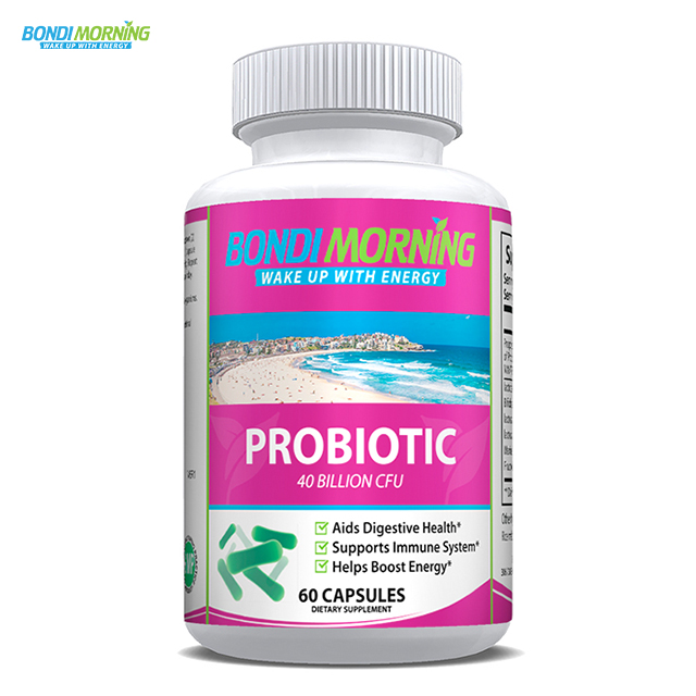 Healthiest Version of Supplement Probiotic 40 Billion CFU Complex Capsules