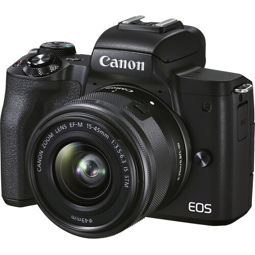 Canon EOS M50 Mark II с объективом 15-45 мм (черный)