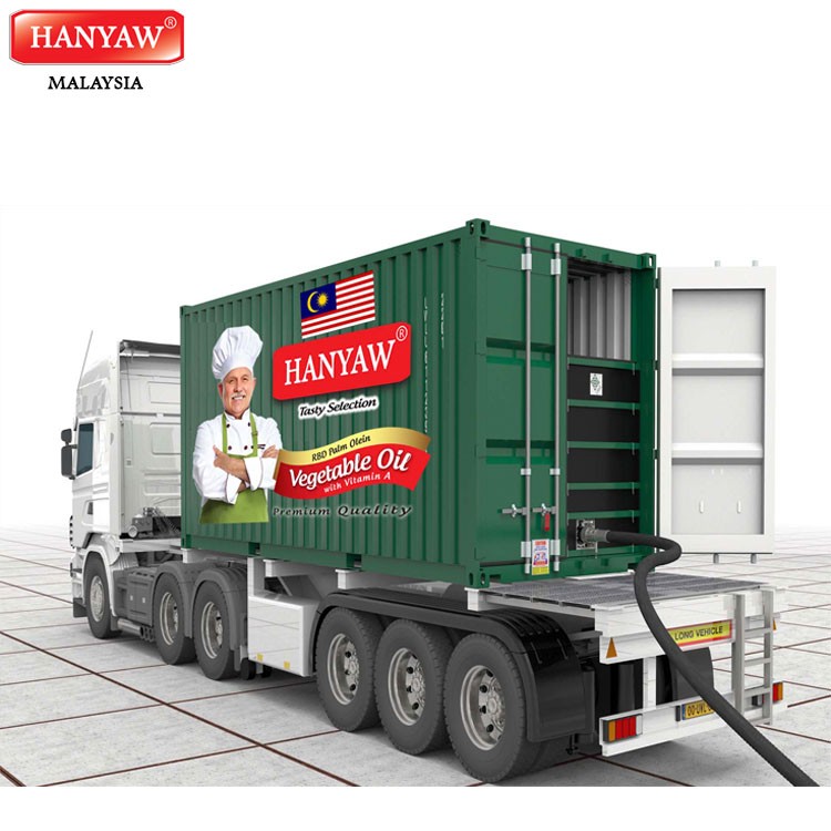 [Malaysia] Fast Shipping + Halal Certified Hanyaw Brand Palm Olein CP10 Palm Oil Vegetable Cooking Oil (21 MT in Flexibag 20'Ft)