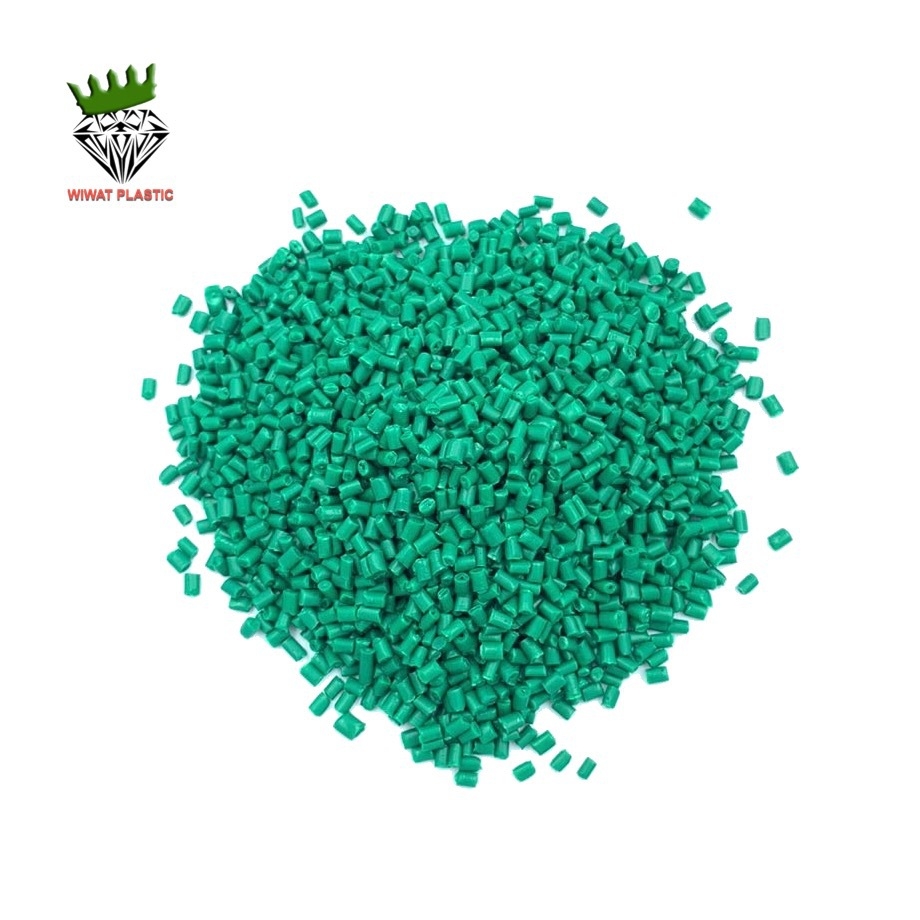 PP injection plastic granules green