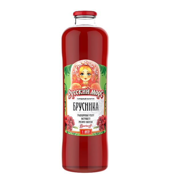 Good quality natural cowberry drink 1 liter glass bottle, fruit drinks